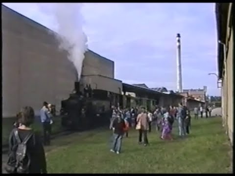 Provoz vlaků na JHMD v roce 2000 - Malletka na vlečce Jitka Otín.