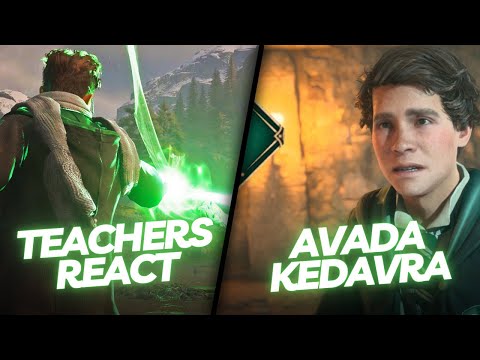 Professors React using Avada Kedavra - Hogwarts Legacy [All Teachers]