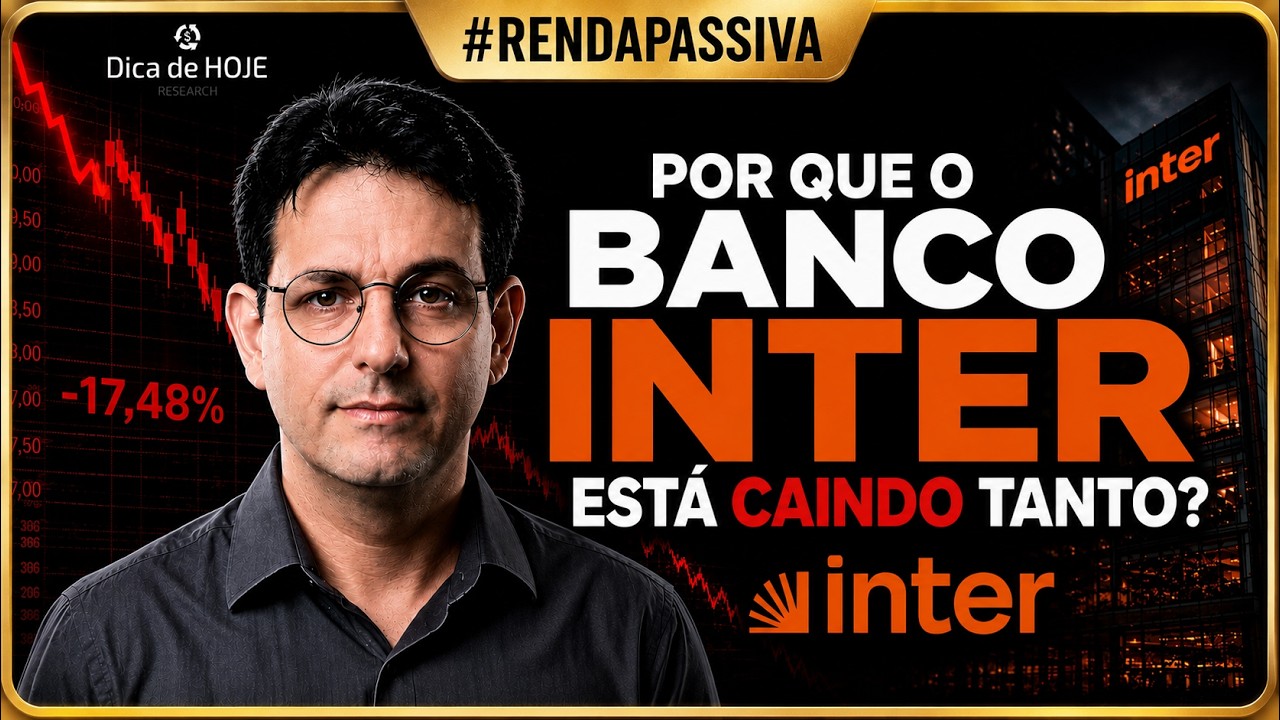 Por que o Banco INTER está caindo tanto?