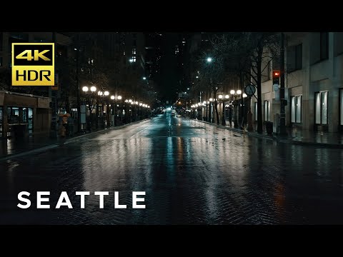 Downtown Seattle, Washington at Night 2023 #seattle