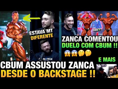 ZANCA DIZ QUE CBUM ESTAVA INSANO NO BACKSTAGE + ZANCA VS CBUM LADOA LADO