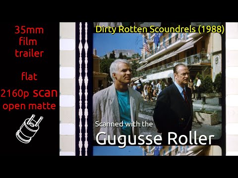 Dirty Rotten Scoundrels (1988) 35mm film trailer, flat open matte, 2160p