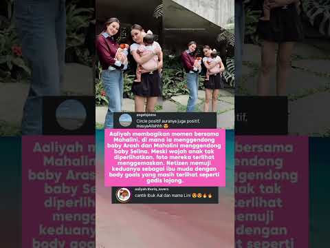 Momen Aaliyah Massaid & Mahalini Raharja Gendong Baby Arash & Baby Selina #fyp #viral #artis