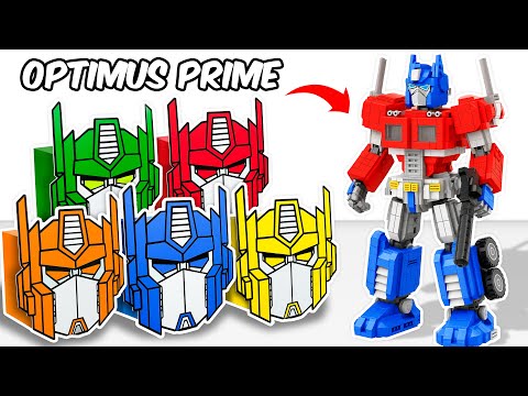 LEGO Transformers: Unboxing Every Version of Optimus Prime | FUNZ Bricks