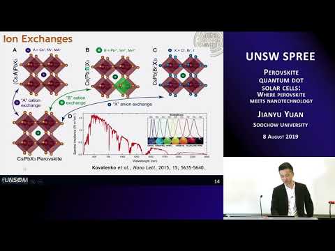 UNSW SPREE 201908-08 Jianyu Yuan - Perovskite quantum dot solar cells