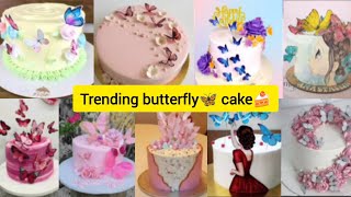 100+Trending butterfly cake🍰 design ideas #butterflycakedesign #cakedesignforbirthday #cakedesign