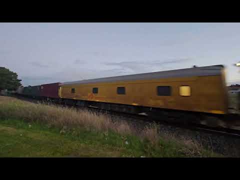 6MX1 (2nd) Aurizon Containers to Port Pirie SA, 1818, 30/8/24, Stawell VIC