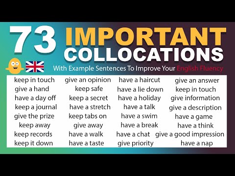 , title : 'Learn 73 Important Collocations in English used in Daily Conversations'