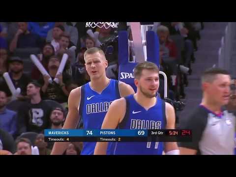 Kristaps Porzingis Mavericks Debut With Luka Doncic Full Highlights