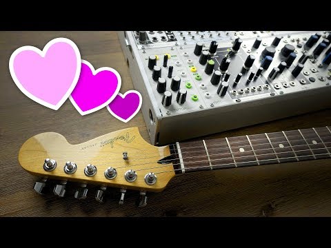 Running a guitar through a eurorack modular synth