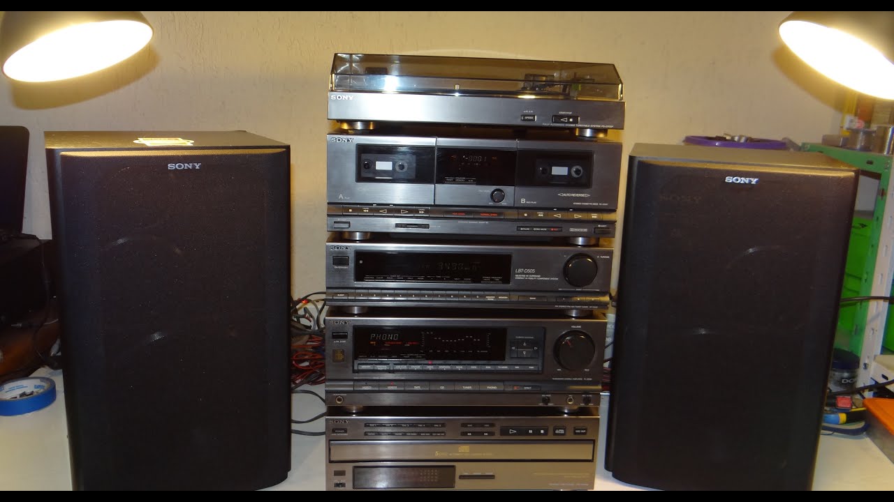 SISTEMA DE AUDIO SONY LBT-D505 JAPAN 1991 RESTAURACION