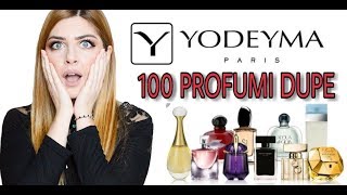 100 PROFUMI dupe YODEYMA fragranze uomo e donna copie di profumi famosi! Profumi equivalenti