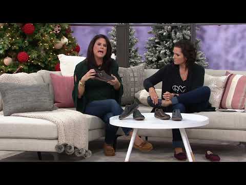 Clarks Leather Slip on Shoes with Side Zip- Tamitha Cattura on QVC