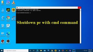 Shutdown pc with cmd command |