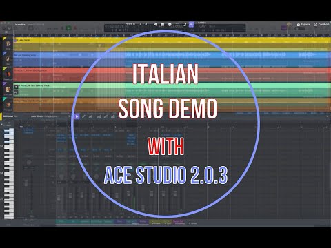 "La Rondine" Italian DEMO Song with ACE Studio
