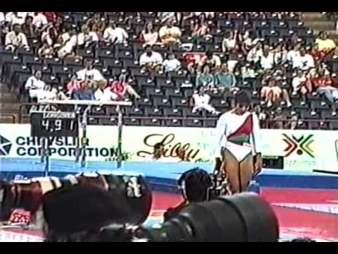 8th Team HUN Eszter Ovary V - 1991 World Gymnastics Championships 9.637