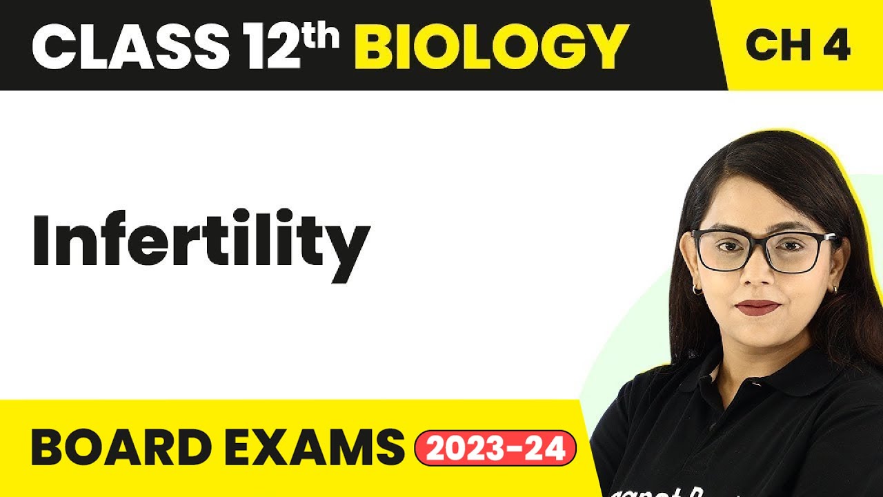 Class 12 Biology Chapter 4 | Infertility - Reproductive Health CBSE/NEET (2022-23)