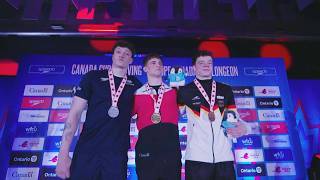 Breakout performance by Canada's Benjamin Tessier as he wins Canada Cup diving gold