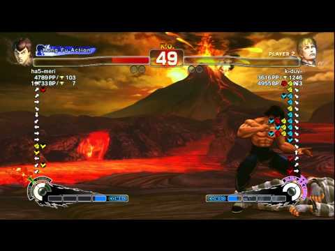 ha5-meri [Fei Long] vs. k-duv- [Cody] | SSF4 Arcade Edition