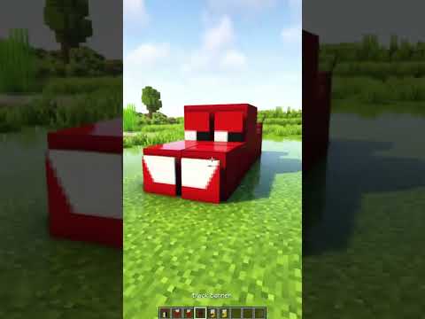 ⚡️🚘 Lightning McQueen in Minecraft! #shorts #minecraft