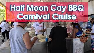 Carnival Half Moon Cay BBQ Lunch Buffet | Food & What to Know