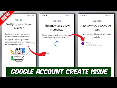 Fix Google Verifying Your Phone Number Google Account Create Problem This May Take a Few Moments