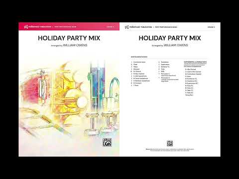 Holiday Party Mix, arr. William Owens – Score & Sound