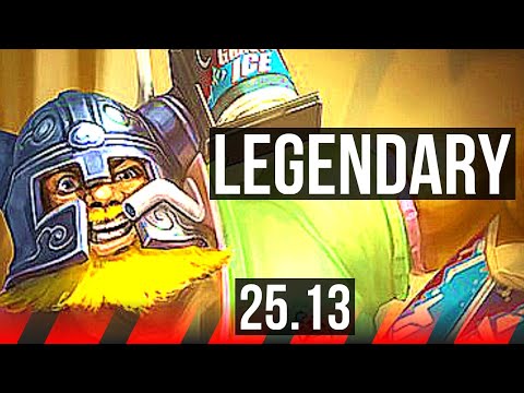 OLAF vs RENEKTON (TOP) | Legendary | KR Master | 25.13