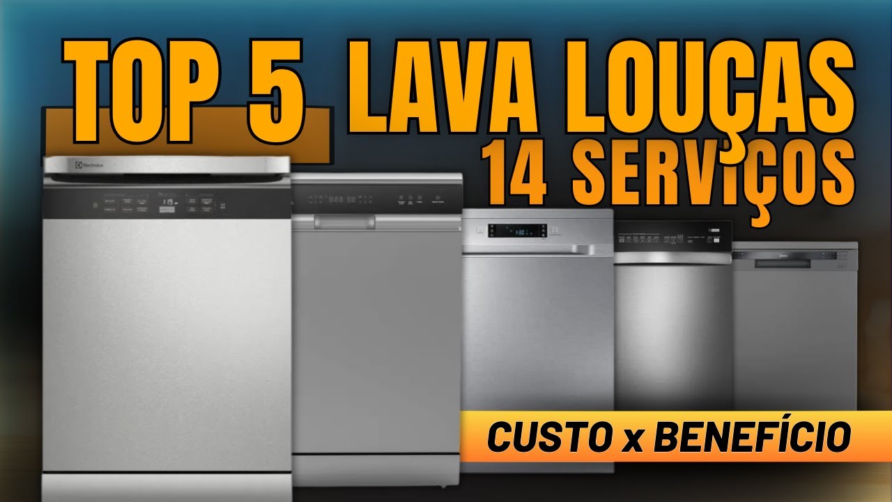 ✅ Qual a LAVA LOUÇAS 14 SERVIÇOS com melhor CUSTO x BENEFÍCIO de 2024? Confiras as TOP 5!