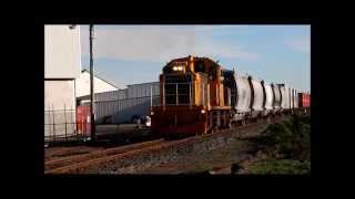 preview picture of video 'Kiwirail Y33 10th Sept 2014 Invercargill - Bluff'