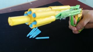 Tetik ile 6 Bullets çeker Kağıt Gun nasıl yap�