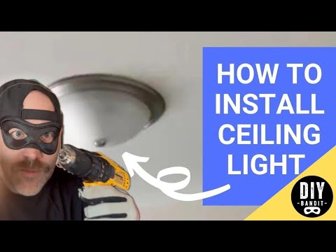 ️🔥 How to Install Flush-Mount Ceiling Light➔ Step-by-Step Instructions (Easy DIY Job)