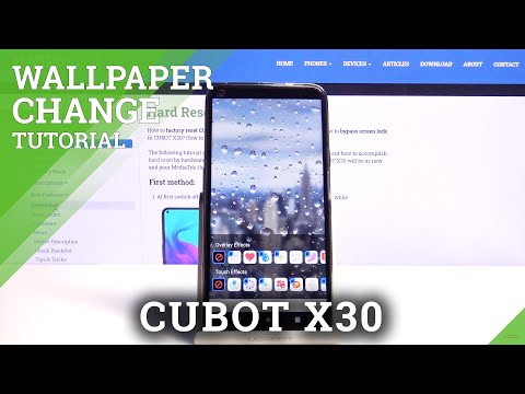 How to Customize Animated Wallpaper on CUBOT X30 – Refresh Home Screen