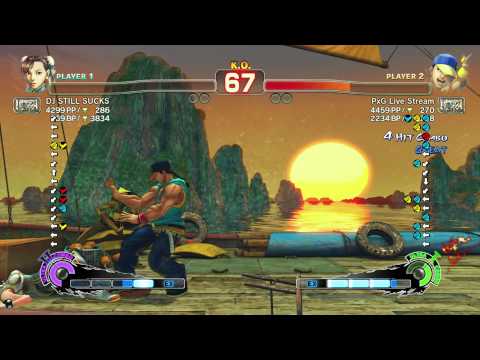 USF4: PandaxGaming (yun) vs DJ Still Sucks (Chun)