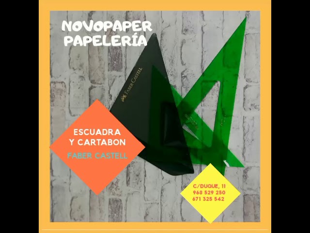 Vídeo relacionado con Faber-Castell 177199 - Escuadra de ángulos, transparente