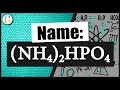 How to name (NH4)2HPO4
