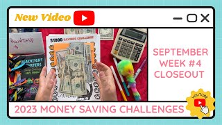 Cash Stuffing Money Saving Challenges for Week #4 of September - TracEy Monster Savings on Etsy