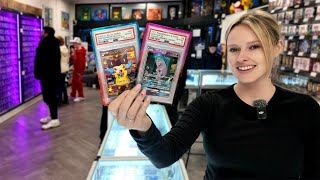A Day in the Life Selling & Trading At My Pokemon Store! (Shop Owner POV)