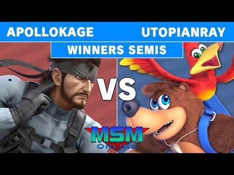 MSM Online 42 - ApolloKage (Snake) Vs. UtopianRay (Banjo & Kazooie) Winners Semis - Smash Ultimate