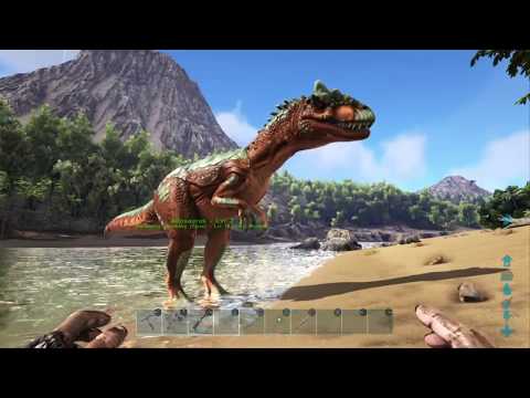 ARK - How To Make The ALLOSAURUS Saddle & Use It's Abilities!