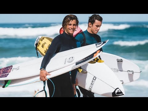 Surfing Challenge! Who ever Looses Eats Sand!