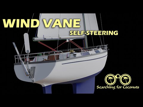 WIND VANE self-steering - how we use ours when sailing
