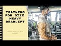 TRAINING FOR SIZE ( HEAVY DEADlIFTS ) |AISH MEHAN