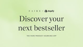 Faire x Shopify Product Sourcing App