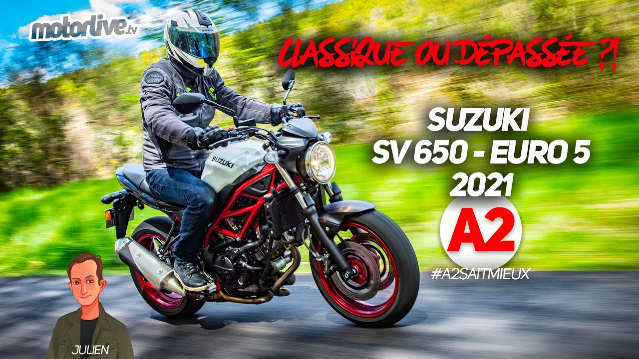 SUZUKI SV 650cc Top case permis A2