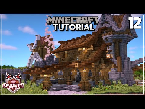 Minecraft: How to Build a Blacksmith | Let's Build a Medieval Village - Ep 12