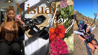 Visual diary: gym comeback, paragliding, new flower arrangement & more | South African YouTuber