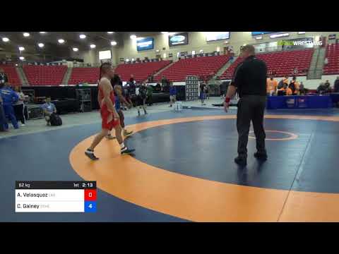 2018 Marine Corps US Open/Masters C Freestyle 62 RR Rnd 1 - Alesio Velasquez (Las ) Vs. Carson Gai