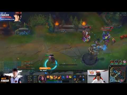 SKT Faker Stream LeBlanc vs Kassadin