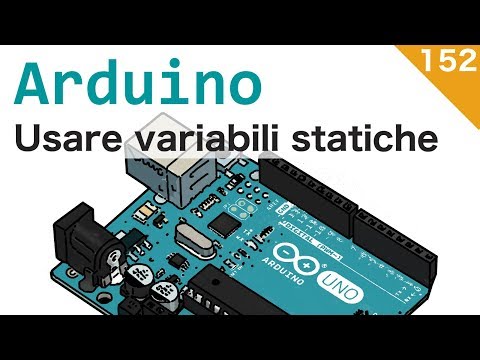 Usare variabili statiche con Arduino - #152